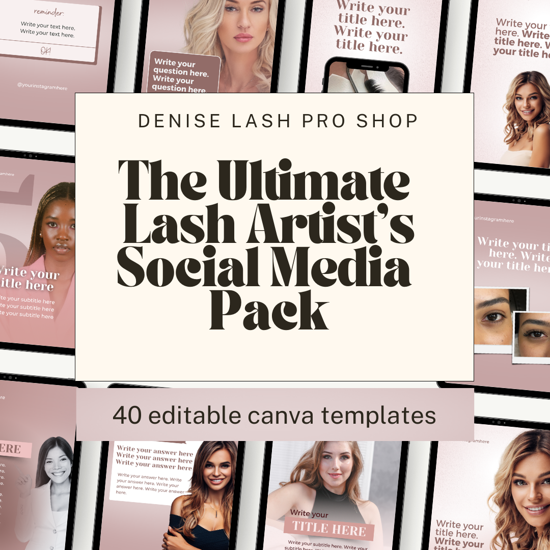 Lash Artist Instagram Template